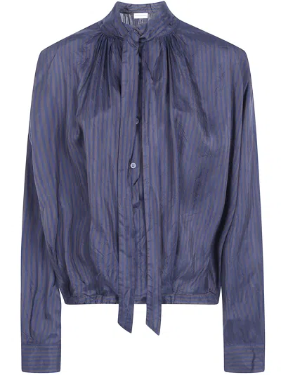 Dries Van Noten Shirt Stripe "cenvy" In Brown