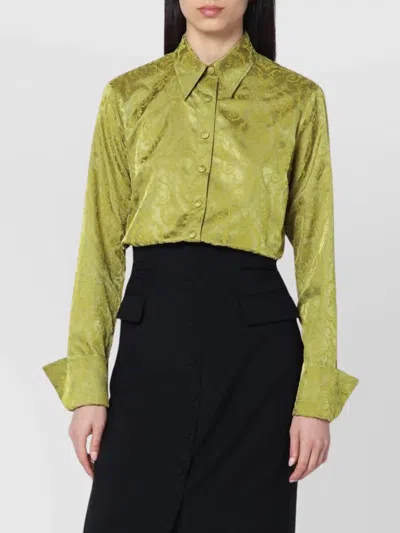 DRIES VAN NOTEN SHIRT WITH BAROQUE PAISLEY PATTERN