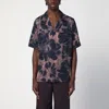 Dries Van Noten Floral Pattern Shirt With Chest Pockets And Short Sleeves In Multicolor