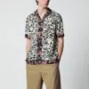 Dries Van Noten Short-sleeve Abstract Pattern Shirt With Camp Collar In Multi