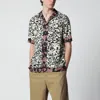 Dries Van Noten Short-sleeve Abstract Pattern Shirt With Camp Collar In Multi