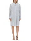 Dries Van Noten Women Shirt With Stripe Pattern In Multicolour