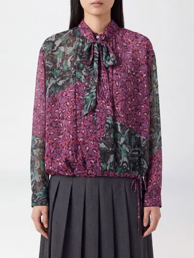 DRIES VAN NOTEN DRIES VAN NOTEN SHIRT WOMAN COLOR FUCHSIA,I95890007