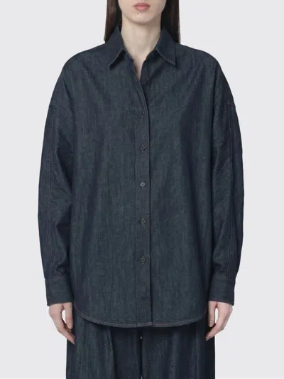 Dries Van Noten Cotton Shirt In Blue