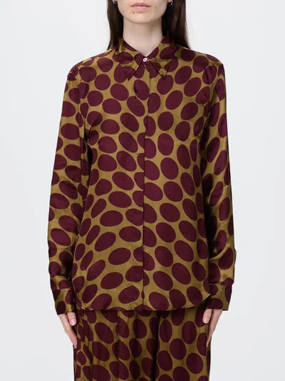 Dries Van Noten シャツ  レディース カラー キャメル In Multi