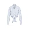 Dries Van Noten Light Blue Cotton Calbero Shirt In Blue