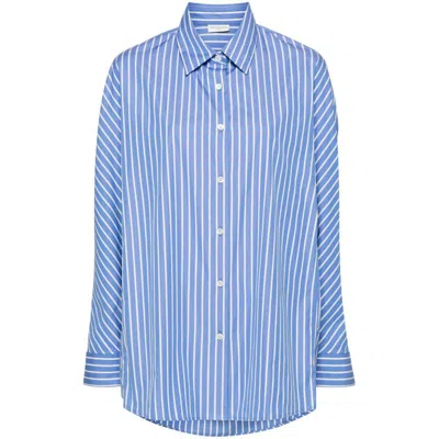 Dries Van Noten Shirts In Blue/white