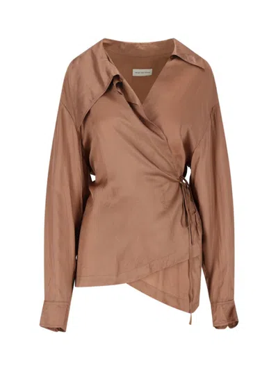 Dries Van Noten Shirts In Beige