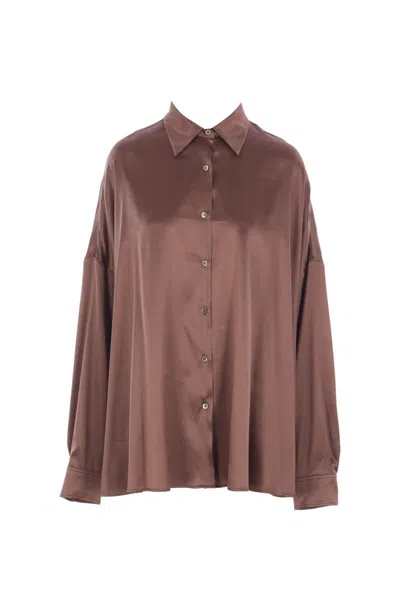 Dries Van Noten Shirts In Brown