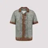 Dries Van Noten Men Boxy Fit Shirt In Green