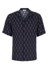 Dries Van Noten Carltone Camp-collar Embellished Voile Shirt In Printed