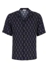 Dries Van Noten Carltone Camp-collar Embellished Voile Shirt In Printed