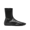 Dries Van Noten Women Leather Ankle Boots In Black