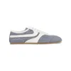 Dries Van Noten Low-profile Blue Sneakers With Contrasting Side Stripes In Blue