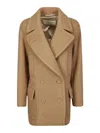 Dries Van Noten Short Coat In Camel