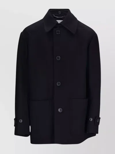 DRIES VAN NOTEN SHORT COAT COLLARED DESIGN