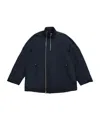 Dries Van Noten Short Collar Double Zippered Jacket In Black