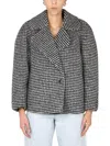 Dries Van Noten Oversized Checked Wool-blend Coat