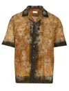 Dries Van Noten Short Sleeve Cotton Shirt