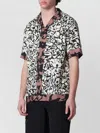 Dries Van Noten Short-sleeve Abstract Pattern Shirt With Camp Collar In Multi