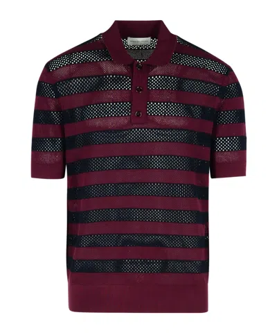 DRIES VAN NOTEN DRIES VAN NOTEN STRIPED SHORT-SLEEVED POLO SHIRT