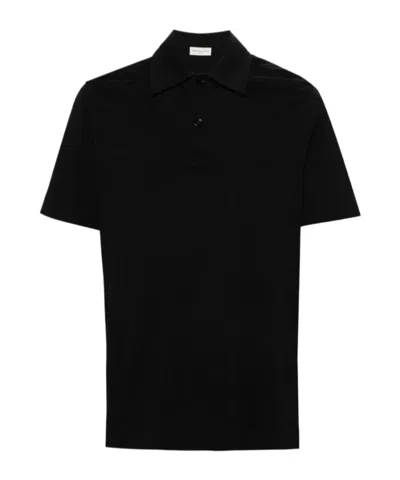 Dries Van Noten Short-sleeved Polo Shirt In Black