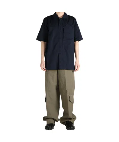 Dries Van Noten Short-sleeved Shirt In Black