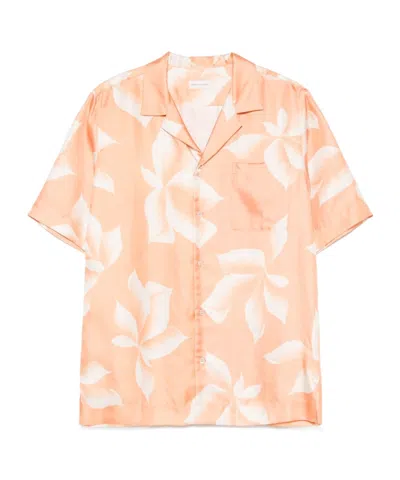 Dries Van Noten Short-sleeved Shirt In Nude