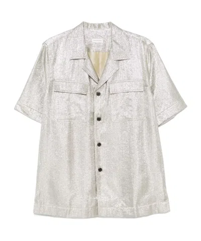Dries Van Noten Short-sleeved Shirt In White