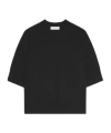 Dries Van Noten Short-sleeved Sweater In Black
