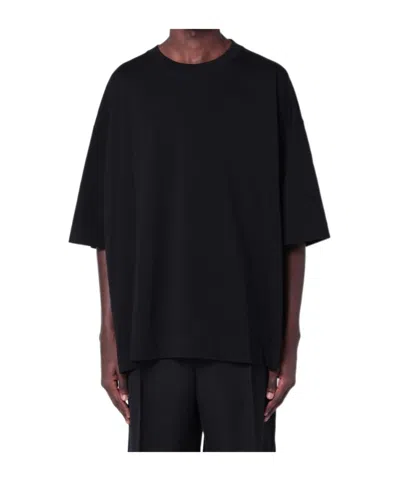 Dries Van Noten Oversized Black Cotton T-shirt