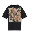Dries Van Noten Black Crewneck T-shirt In Black