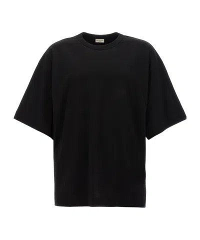 Dries Van Noten Oversized Black Cotton T-shirt