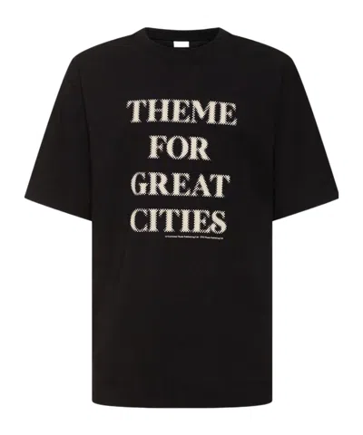 DRIES VAN NOTEN DRIES VAN NOTEN LOGO PRINTED CREWNECK T-SHIRT