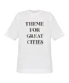 Dries Van Noten Cotton T-shirt With Statement Slogan Print In White