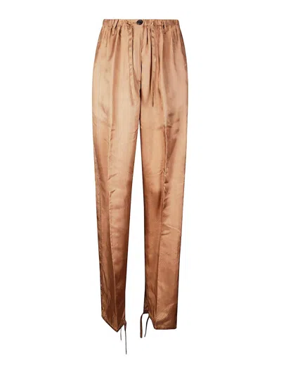 Dries Van Noten Viscose Pants In Brown