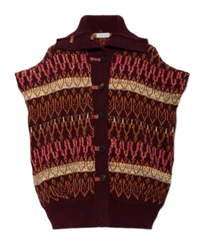 Dries Van Noten Short-sleeved Cardigan In Multi