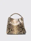 Dries Van Noten Womens Beige Python Leather Top-handle Bag In Multi