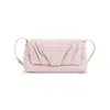 Dries Van Noten Shoulder Bag With Pleated Detail And Sophisticated Leather Finish In Beige