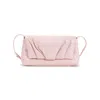Dries Van Noten Shoulder Bag With Pleated Detail And Sophisticated Leather Finish In Beige