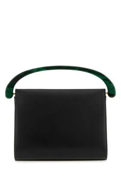 Dries Van Noten Woman Black Leather Handbag