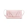 Dries Van Noten Shoulder Bag With Pleated Detail And Sophisticated Leather Finish In Beige