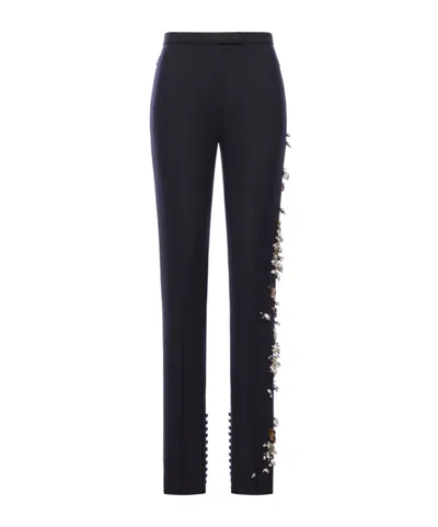 DRIES VAN NOTEN SIDE BUTTON CASUAL PANTS