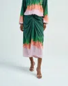 Dries Van Noten Sidras Skirt In Green In Green