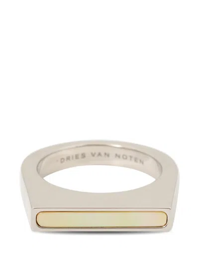 Dries Van Noten Signet Ring In Metallic