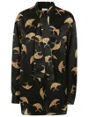 Dries Van Noten Long-sleeved Shirt In Black