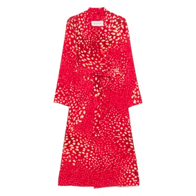 DRIES VAN NOTEN SILK COATS