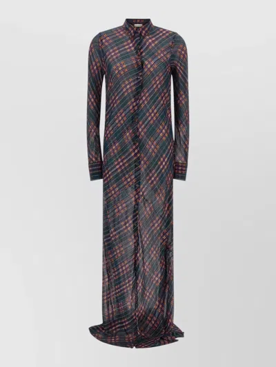 Dries Van Noten Silk Dalima Maxi Dress In Multi