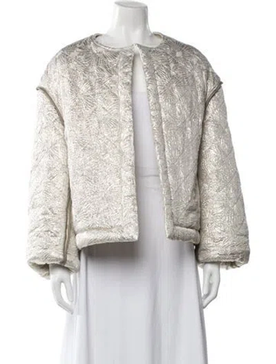 Pre-owned Dries Van Noten Silk Floral Print Jacket W/ Tags