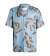 Dries Van Noten Carltone Shirt And Blouse In Blue